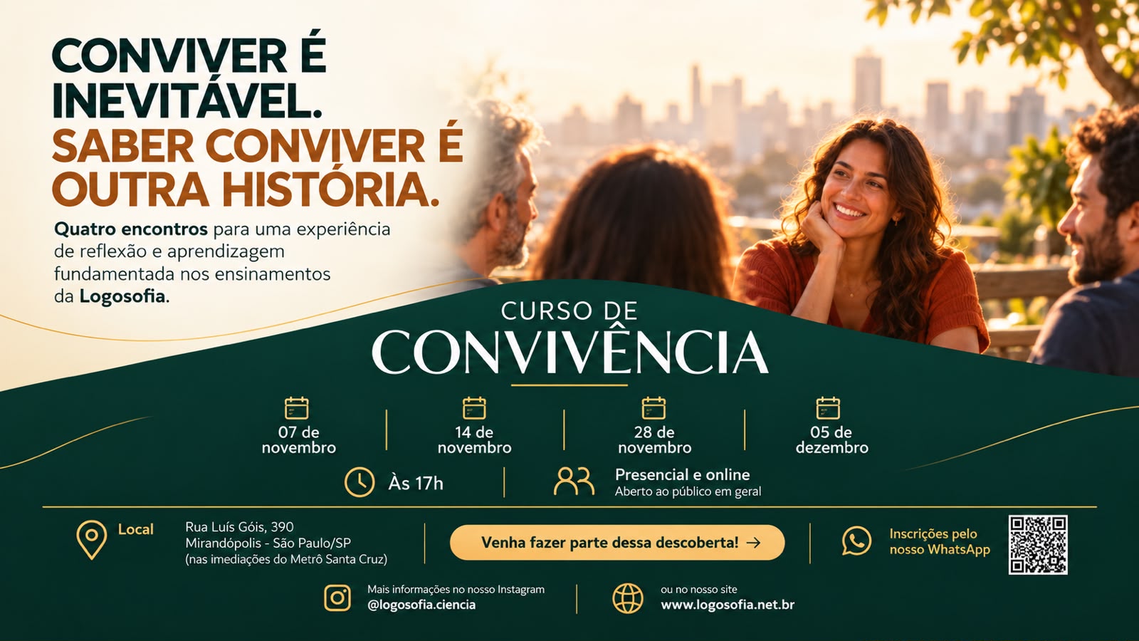 CONVIVER É INEVITÁVEL. SABER CONVIVER É OUTRA HISTÓRIA .